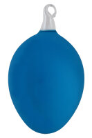 Osterei aus Glas  in lagunenblau groß