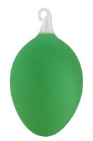 Osterei aus Glas  in neongrün groß