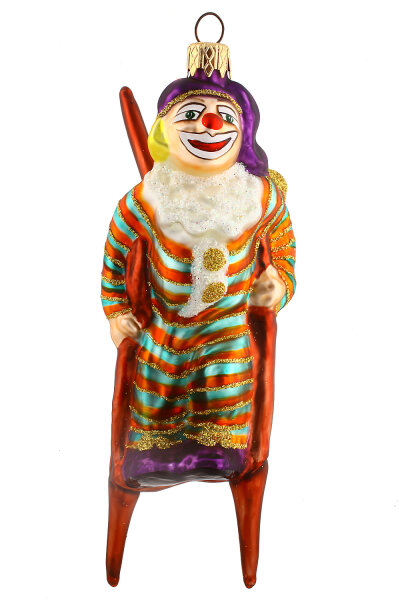 Die Clownsverkleidung ist ein Meisterwerk aus verschiedenen Elementen, die zusammen eine einzi...